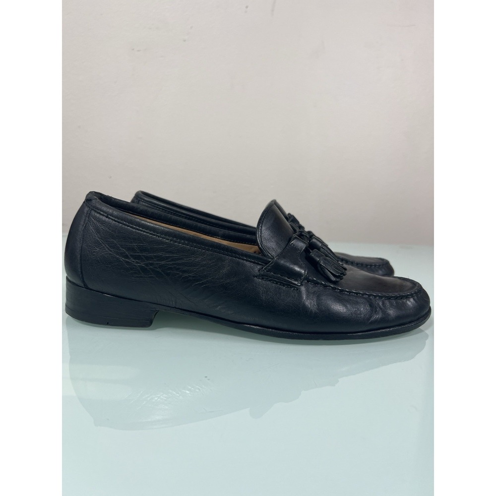 Allen Edmonds Men's 9.5D Black Leather Tassel Loafers Made USA Dress‎ Shoes